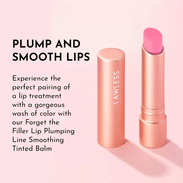 imageLAWLESS Forget the Filler Lip Plumping Line Smoothing Tinted Balm Pink Marshmallow 009 OunceBaby Doll