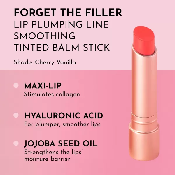 imageLAWLESS Forget the Filler Lip Plumping Line Smoothing Tinted Balm Pink Marshmallow 009 OunceCherry Vanilla