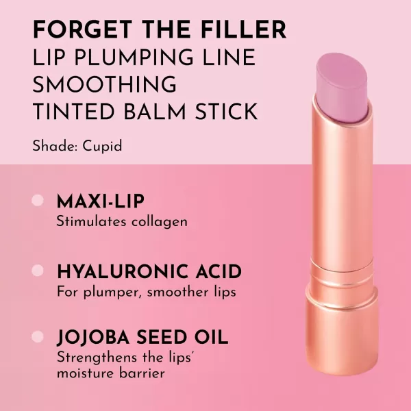 imageLAWLESS Forget the Filler Lip Plumping Line Smoothing Tinted Balm Pink Marshmallow 009 OunceCupid