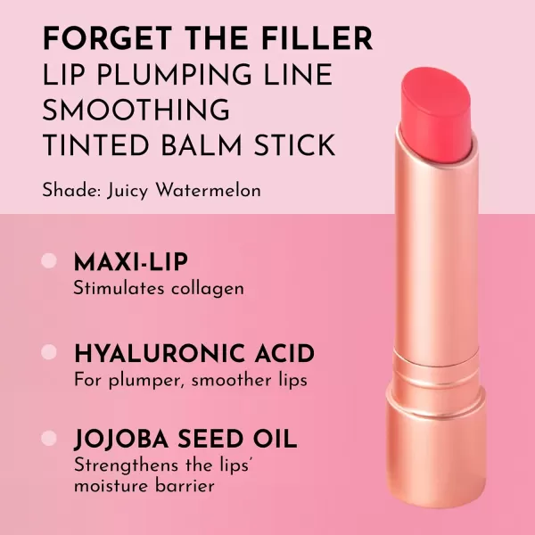 imageLAWLESS Forget the Filler Lip Plumping Line Smoothing Tinted Balm Pink Marshmallow 009 OunceJuicy Watermelon