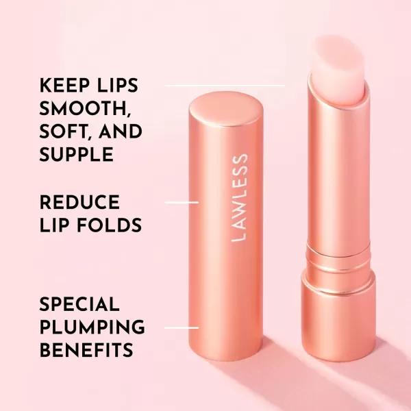 imageLAWLESS Forget the Filler Lip Plumping Line Smoothing Tinted Balm Pink Marshmallow 009 OuncePink Marshmallow