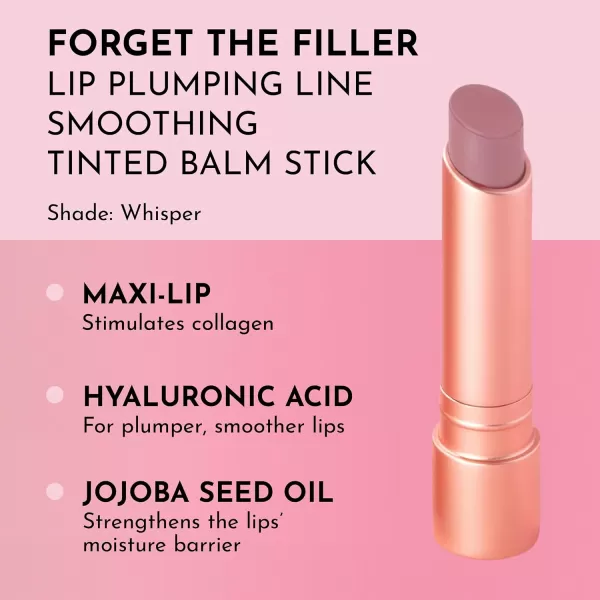 imageLAWLESS Forget the Filler Lip Plumping Line Smoothing Tinted Balm Pink Marshmallow 009 OunceWhisper