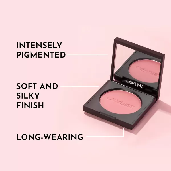 imageLAWLESS Make Me Blush TalcFree Velvet Blush  Sakura  Premium Blush with Natural Ingredients to Moisturize and Nourish Skin While Imparting a Soft Silky Finish  018 ozIndian Summer