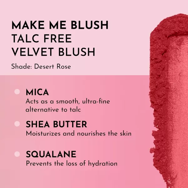 imageLAWLESS Make Me Blush TalcFree Velvet Blush  Sakura  Premium Blush with Natural Ingredients to Moisturize and Nourish Skin While Imparting a Soft Silky Finish  018 ozDessert Rose