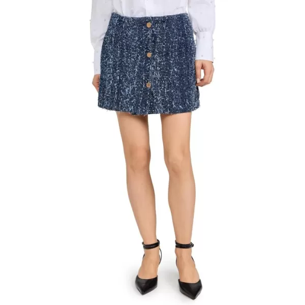 imageFRAME Womens Denim Boucle SkirtMagic