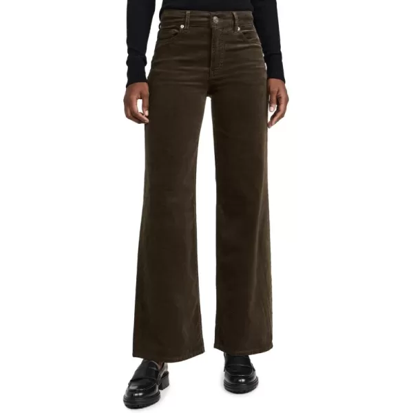 imageFRAME Womens Le Slim Palazzo Corduroy JeansRich Military