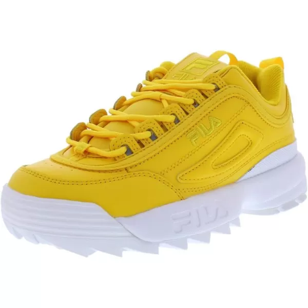 imageFila Womens Disruptor 2 Wedge SneakerSpectra YellowSpectra YellowWhite