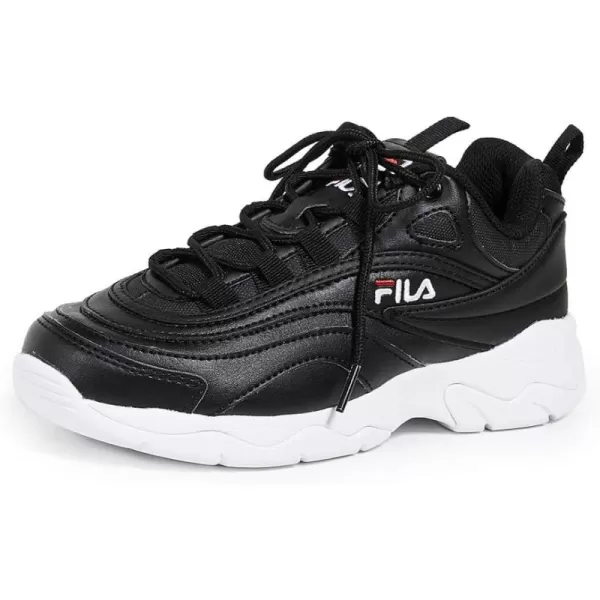 imageFila Womens Ray SneakerBlackRedWhite