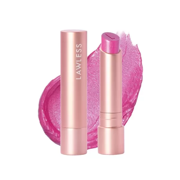 imageLAWLESS Forget the Filler Lip Plumping Line Smoothing Tinted Balm Pink Marshmallow 009 OunceCandy Girl