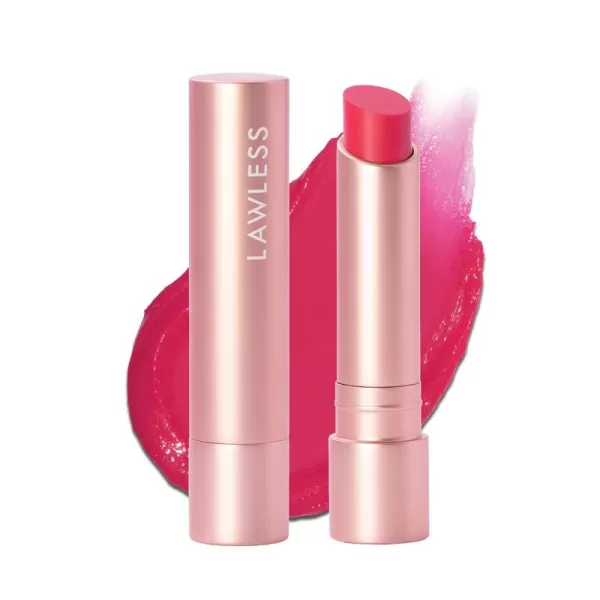 imageLAWLESS Forget the Filler Lip Plumping Line Smoothing Tinted Balm Pink Marshmallow 009 OunceJuicy Watermelon