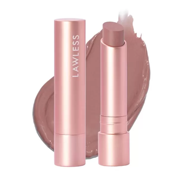 imageLAWLESS Forget the Filler Lip Plumping Line Smoothing Tinted Balm Pink Marshmallow 009 OunceWhisper