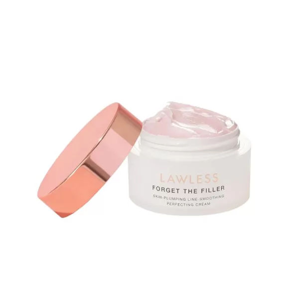 imageLawless Mini Forget the Filler SkinPlumping LineSmoothing Perfecting Cream  Premium NonAcne Moisturizer Designed to Prime Plump Smooth and Tighten Skin for a Youthful Hydrating Look  005 ozClear