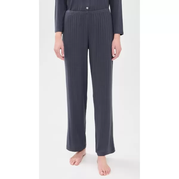 imageEberjey Gisele Rib Long PJ SetGraphite