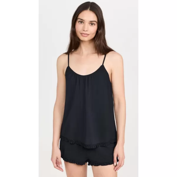 imageEberjey Womens Gisele Tencel Modal Cami ampamp Short PJ SetBlack