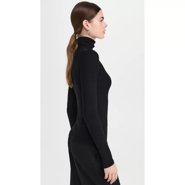 imageEnza Costa Womens Silk Sweater Layering TurtleneckBlack