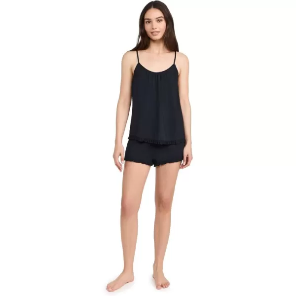 imageEberjey Womens Gisele Tencel Modal Cami ampamp Short PJ SetBlack