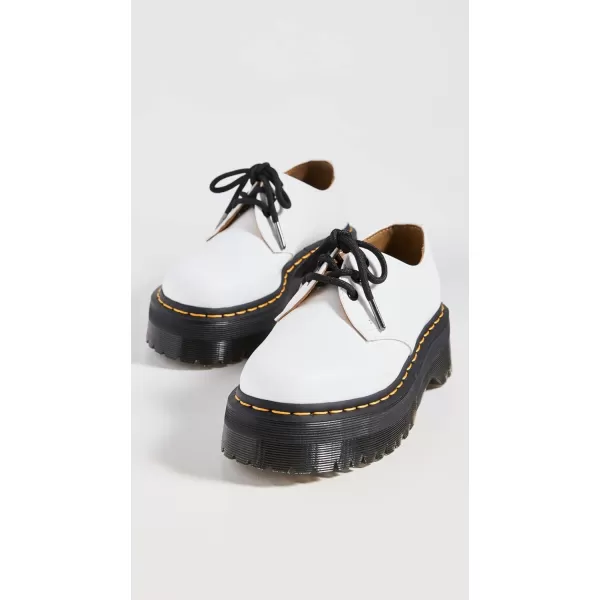 imageDr Martens Womens 1461 Quad Ii PlatformWhite Polished Smooth