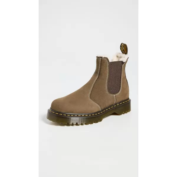 imageDr Martens Womens 2976 Bex Warmwair BootsDark Khaki  Tan