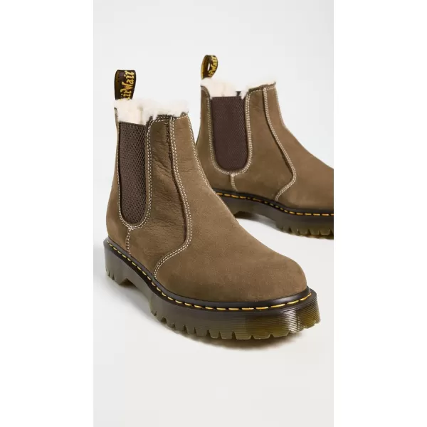 imageDr Martens Womens 2976 Bex Warmwair BootsDark Khaki  Tan