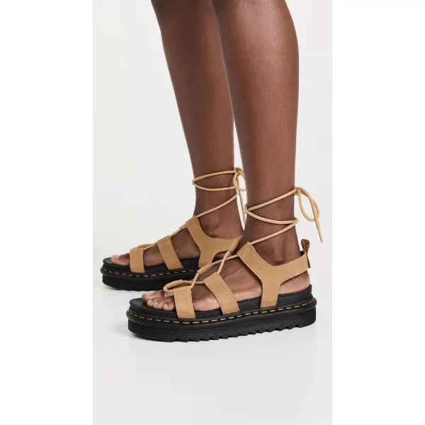 imageDr Martens Womens Nartilla Nubuck SandalSavannah Tan