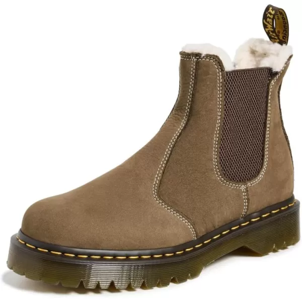 imageDr Martens Womens 2976 Bex Warmwair BootsDark Khaki  Tan