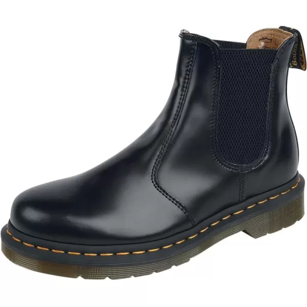 imageDr Martens Womens Katya 5 Eye Fold Down BootBlack Smooth 2