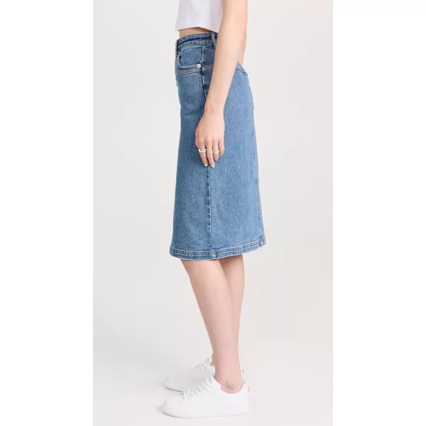 imageSTAUD Womens Hudson SkirtMedium Wash