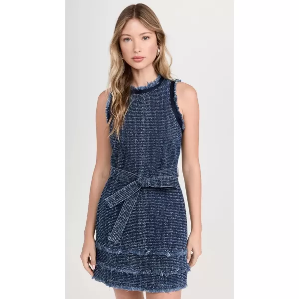 imageCinq  Sept Womens Boucle Denim Mindie DressIndigo