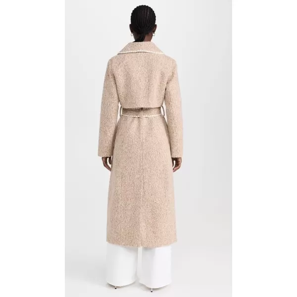 imageAvec Les Filles Womens Belted CoatCamel Melange