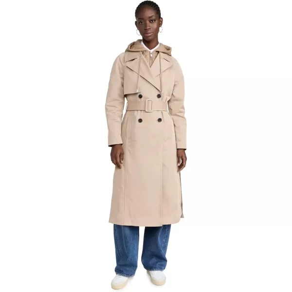 imageAvec Les Filles Womens Belted Trench CoastKhaki