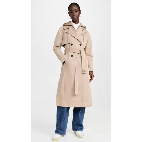 imageAvec Les Filles Womens Belted Trench CoastKhaki