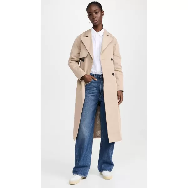 imageAvec Les Filles Womens Belted Trench CoastKhaki