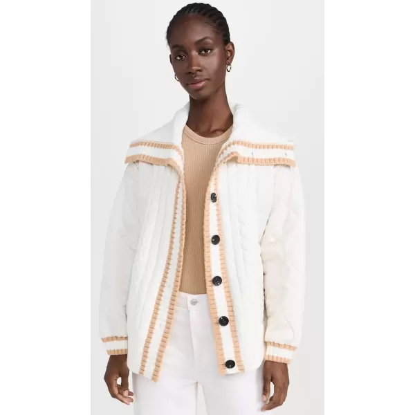 imageAvec Les Filles Womens Shearling Bomber JacketIvory