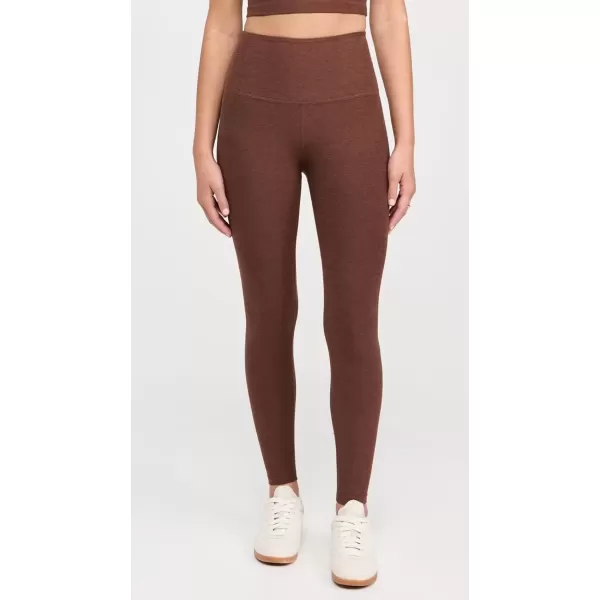 imageBeyond Yoga Womens Spacedye Caught in The Midi High Waisted LeggingsBold Mocha Heather