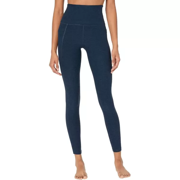 imageBeyond Yoga Womens Spacedye Out of Pocket HighWaisted Midi LeggingNocturnal Navy