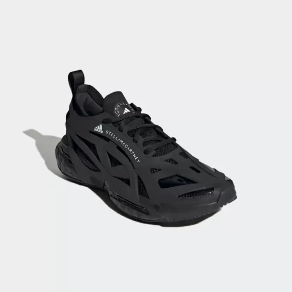 imageadidas by Stella McCartney Womens Solarglide SneakerBlackBlackBlack