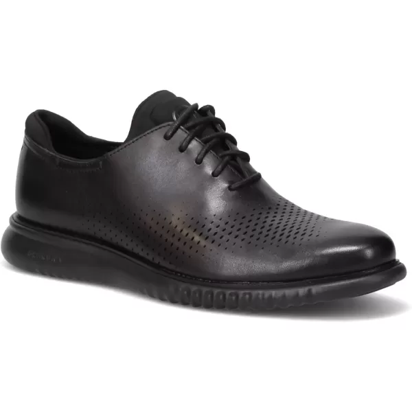 imageCole Haan Mens 2Zerogrand Laser Wingtip OxfordBlack LeatherBlack