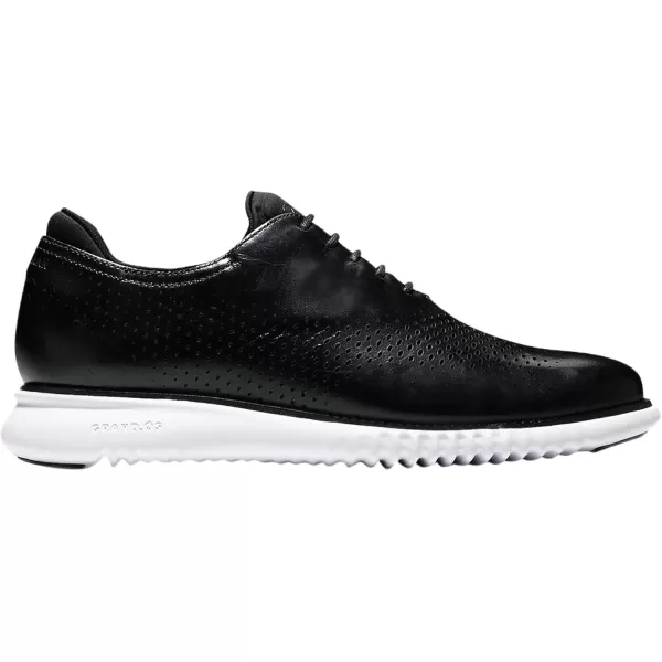 imageCole Haan Mens 2Zerogrand Laser Wingtip OxfordBlack LeatherWhite