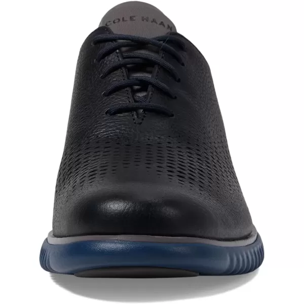 imageCole Haan Mens 2Zerogrand Laser Wingtip OxfordBlueberryPavementEnsign Blue