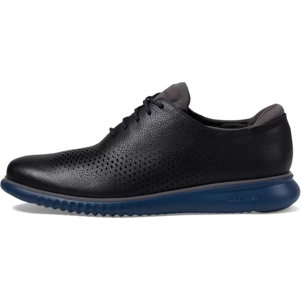 imageCole Haan Mens 2Zerogrand Laser Wingtip OxfordBlueberryPavementEnsign Blue