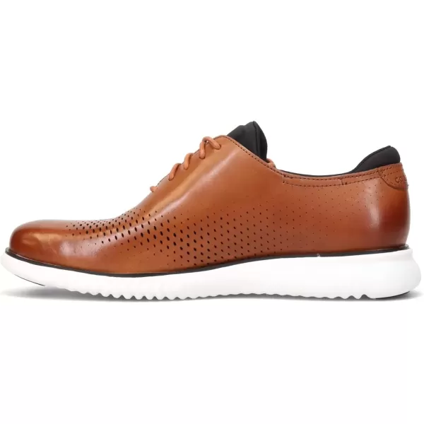 imageCole Haan Mens 2Zerogrand Laser Wingtip OxfordBritish TanIvory