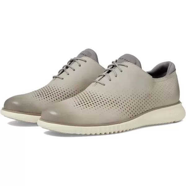 imageCole Haan Mens 2Zerogrand Laser Wingtip OxfordDove NubuckIvory