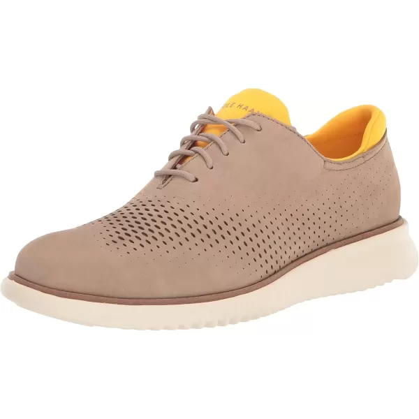 imageCole Haan Mens 2Zerogrand Laser Wingtip OxfordDune NubuckGold FusionIvory