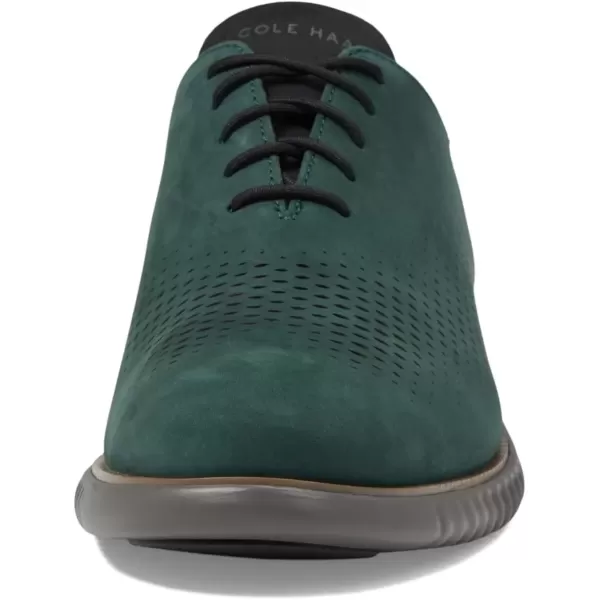 imageCole Haan Mens 2Zerogrand Laser Wingtip OxfordScarab NubuckAventurineTornado