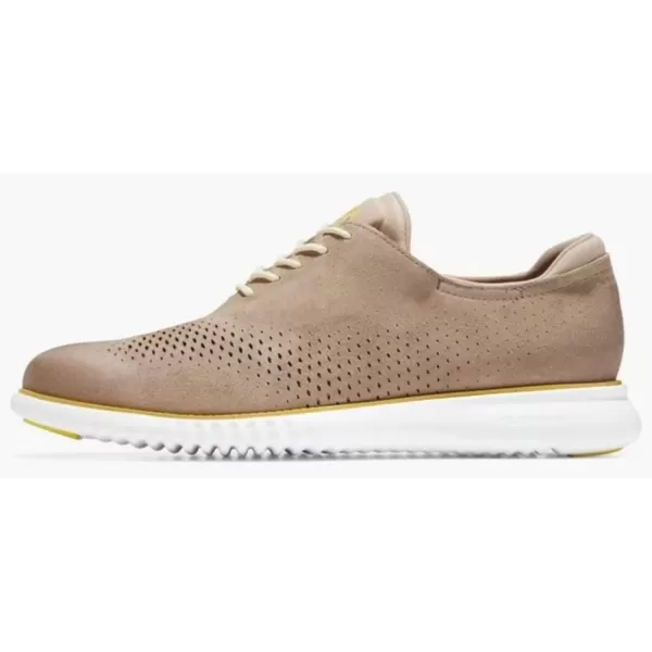 imageCole Haan Mens 2Zerogrand Laser Wingtip OxfordWarm Stucco Suede