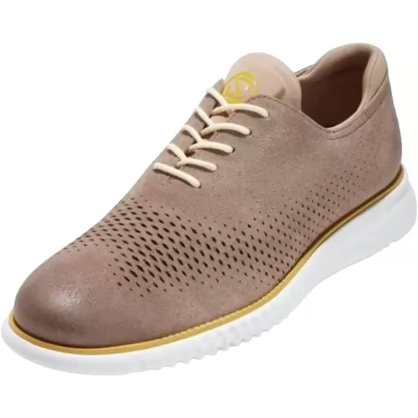 imageCole Haan Mens 2Zerogrand Laser Wingtip OxfordWarm Stucco Suede