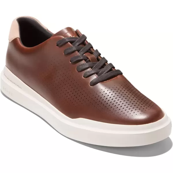 imageCole Haan Mens Grandpro Rally Laser Cut SneakerAcornSesameIvory