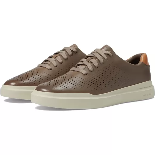 imageCole Haan Mens Grandpro Rally Laser Cut SneakerIrish CoffeeNatural TanBirch