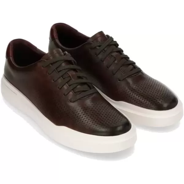 imageCole Haan Mens Grandpro Rally Laser Cut SneakerTawny Port