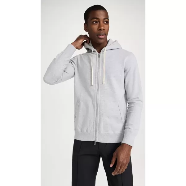 imageMens MidWeight Terry Full Zip HoodieHeather Grey